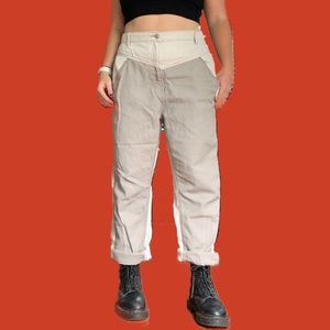 UO linen jeans with a corduroy back